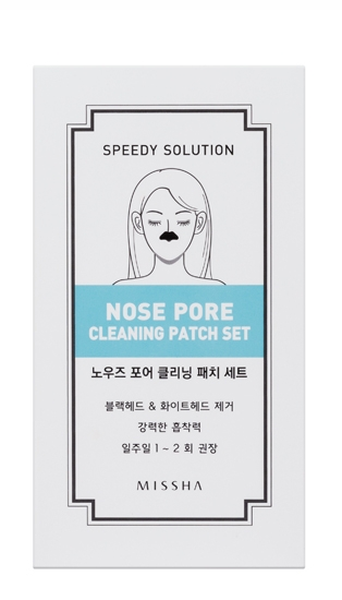 Набор очищающих патчей для носа MISSHA Speedy Solution Nose Pore Cleaning Patch Set 