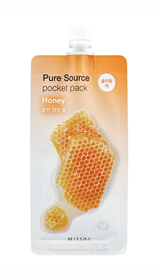  Маска для лица MISSHA Pure Source Pocket Pack (Honey) 