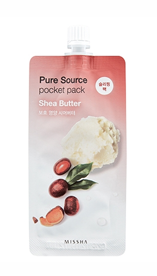 Маска для лица MISSHA Pure Source Pocket Pack (Shea Butter) 