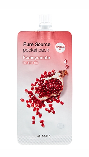 Маска для лица MISSHA Pure Source Pocket Pack (Pomegranate) 