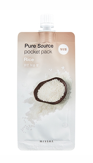 Маска для лица MISSHA Pure Source Pocket Pack (Rice) 