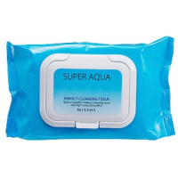 Очищающие салфетки для лица "Super Aqua Perfect Cleansing Tissue"