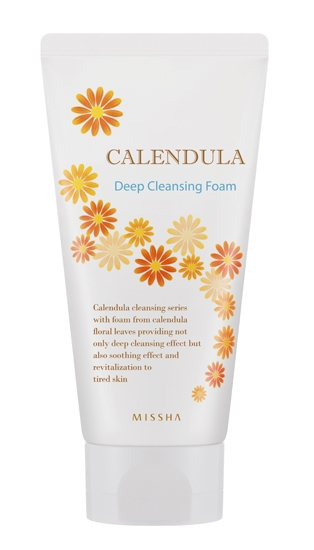 Очищающее пенка для умывания MISSHA Calendula Deep Cleansing Foam 