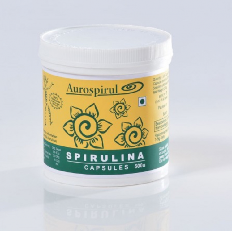 Спирулина AUROSPIRUL 500 капсул / 500 мг 