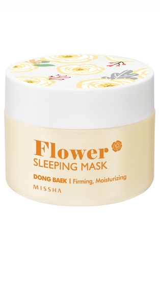 Ночная цветочная маска для лица MISSHA Flower Sleeping Mask (Camellia) 