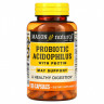 Mason Natural, пробиотик с ацидофильными лактобактериями Acidophilus с пектином, 100 капсул