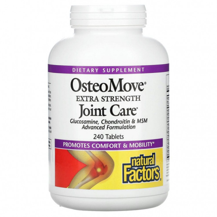 Natural Factors, OsteoMove, усиленное средство для суставов, 240 таблеток