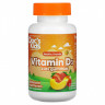 Doctor's Best, Doc's Kids, жевательные таблетки с витамином D3, полностью натуральные фрукты, 25 мкг (1000 МЕ), 60 жевательных таблеток с натуральным фруктовым пектином